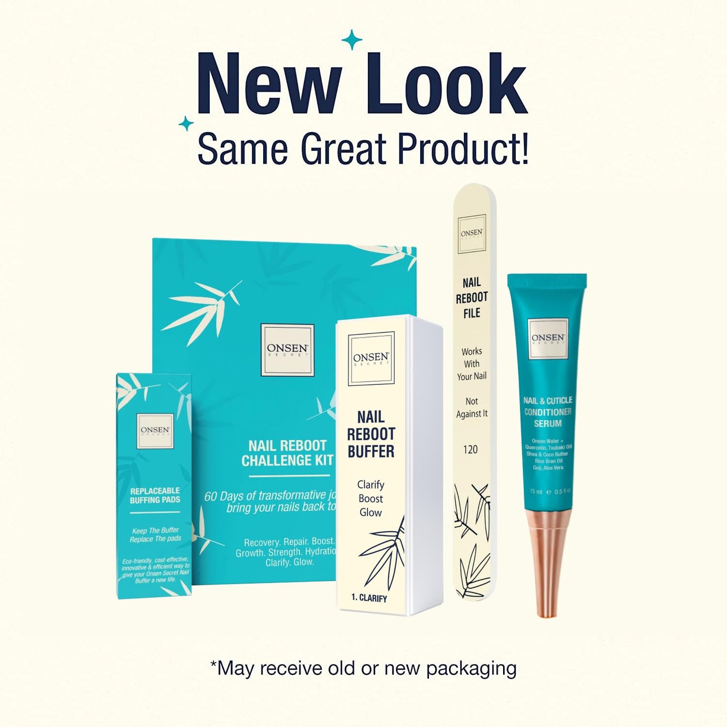 Nail Care Kit - W/Cuticle Care Serum, Japanese Nail Buffer and Shine Kit - Strengthening & Shining - Spa-Quality Manicure - Organic Ingredients - Long-Lasting Shine - Easy & Safe - 1Pk