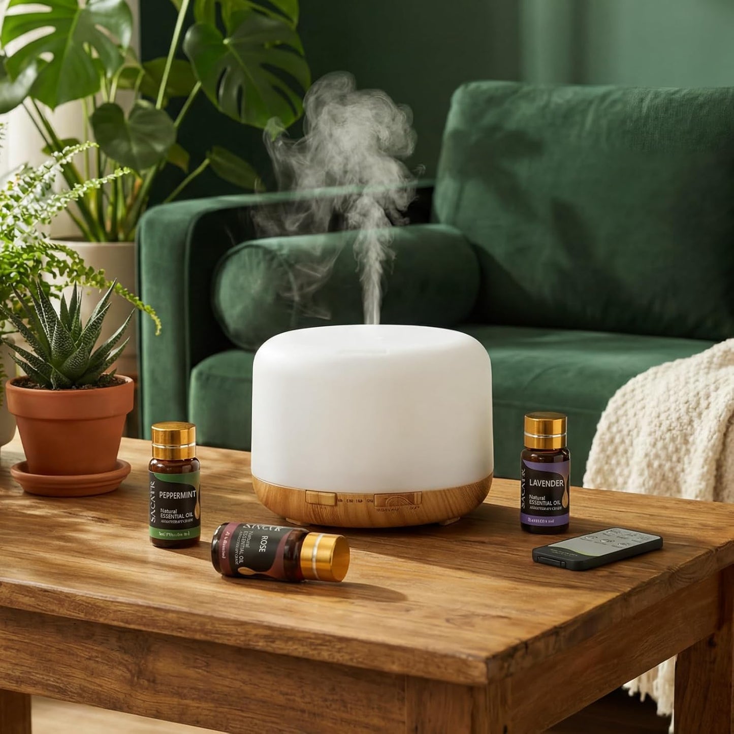 Essential Oils by  Natural Essential Oil Set -12 Essential Oils Gift Set for Diffuser, Massage, Fragrance Oil Scent for DIY Candle and Soap Making (12 * 5ML)