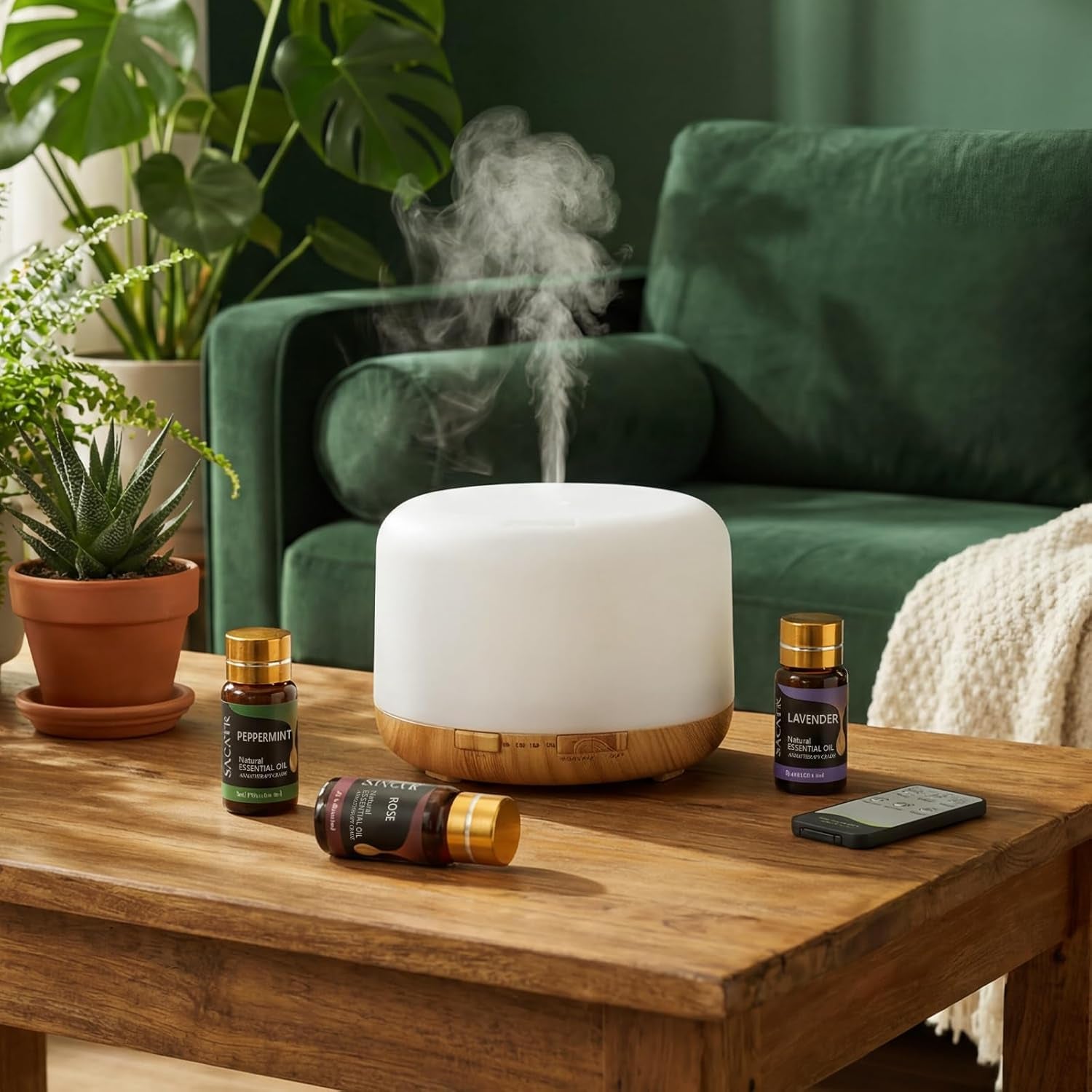 Essential Oils by  Natural Essential Oil Set -12 Essential Oils Gift Set for Diffuser, Massage, Fragrance Oil Scent for DIY Candle and Soap Making (12 * 5ML)